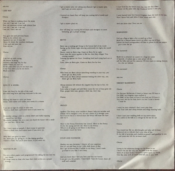 Split Enz - Frenzy (LP, Album) (Mint (M)) - Image 5