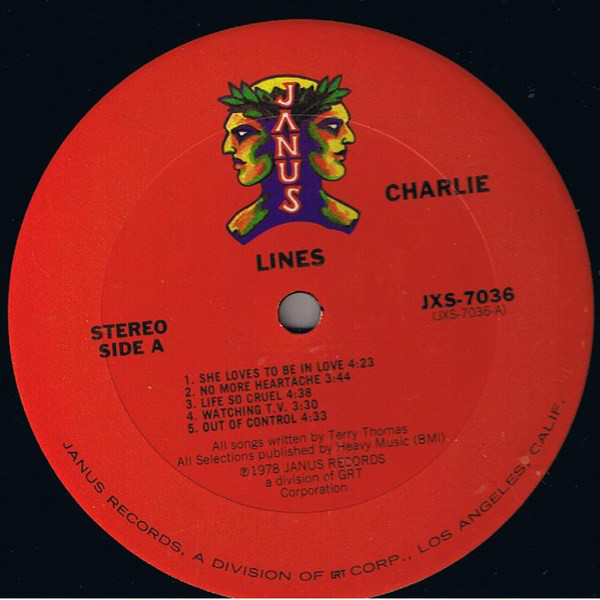 Charlie (5) - Lines (LP, Album, San) (Mint (M)) - Image 2