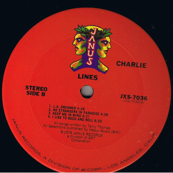 Charlie (5) - Lines (LP, Album, San) (Mint (M)) - Image 3