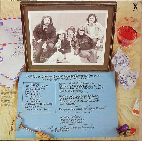 Charlie (5) - Lines (LP, Album, San) (Mint (M)) - Image 4