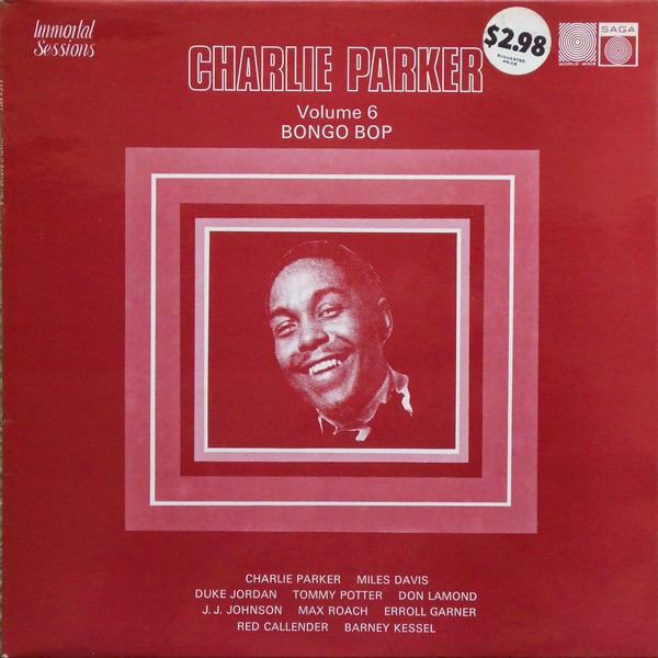 Charlie Parker - Volume 6: Bongo Bop (LP, Comp) (Very Good Plus (VG+))