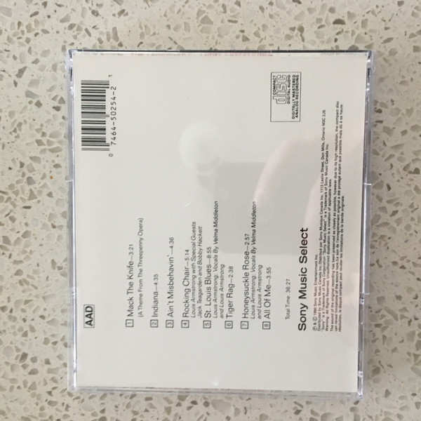 Louis Armstrong - The Legendary Louis Armstrong (CD, Comp) (Near Mint (NM or M-)) - Image 3