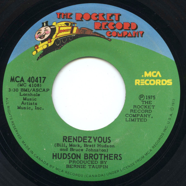 Hudson Brothers - Rendezvous (7", Single) (Very Good Plus (VG+))