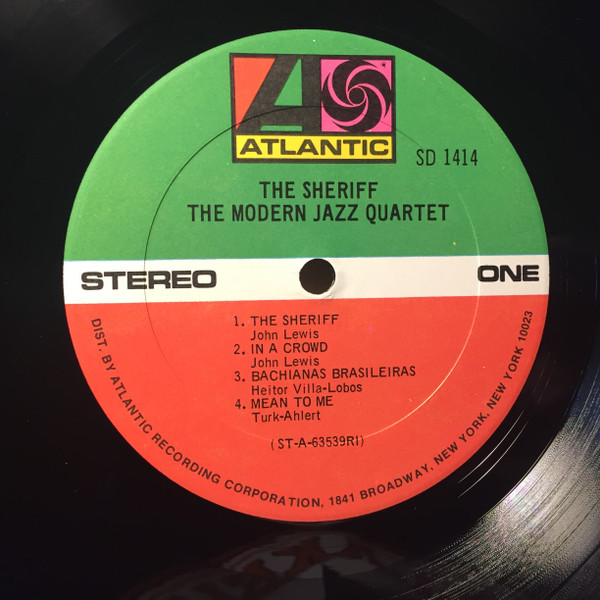 The Modern Jazz Quartet - The Sheriff (LP, Album, RE, RI) (Near Mint (NM or M-)) - Image 3