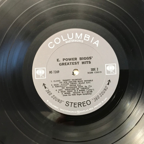 E. Power Biggs - E. Power Biggs' Greatest Hits (LP, Comp) (Mint (M)) - Image 3