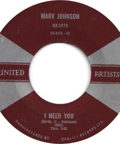 Alternative view of Marv Johnson -  I Need You / (You've Got To) Move Two Mountains (7") (Very Good Plus (VG+))