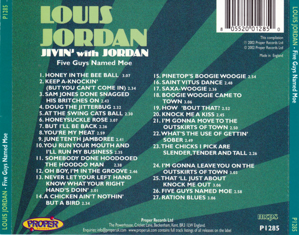 Louis Jordan - Jivin' With Jordan (4xCD, Comp, Box) (Near Mint (NM or M-)) - Image 5
