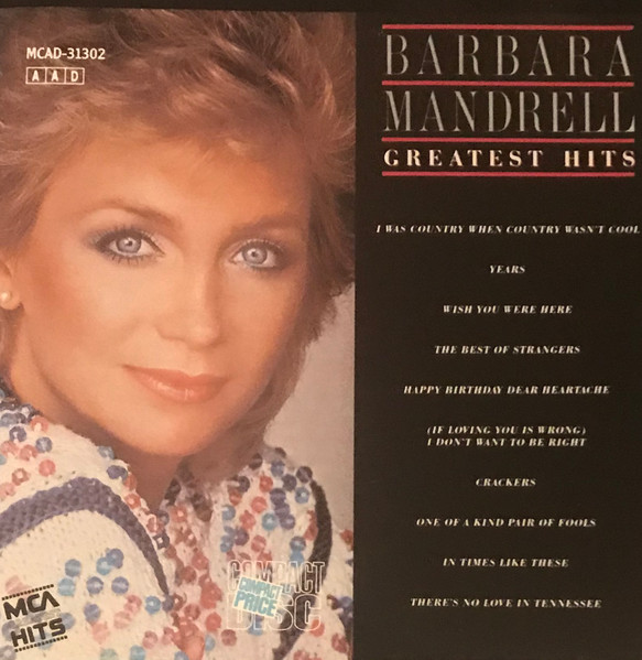 Barbara Mandrell - Greatest Hits (CD, Comp, Club, RE) (Near Mint (NM or M-))