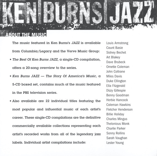 Ornette Coleman - Ken Burns Jazz (CD, Comp) (Near Mint (NM or M-)) - Image 5