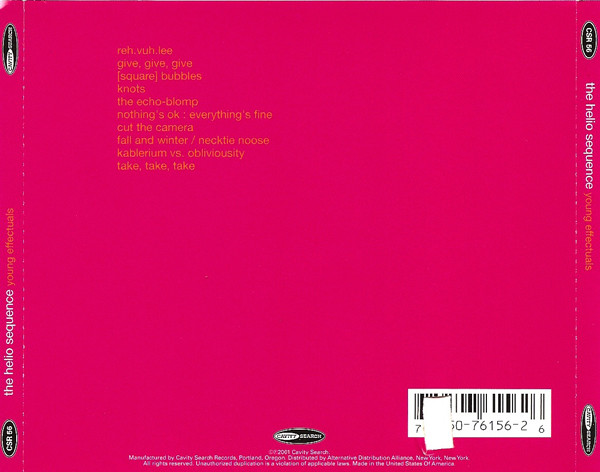 The Helio Sequence - Young Effectuals (CD, Album) (Near Mint (NM or M-)) - Image 3