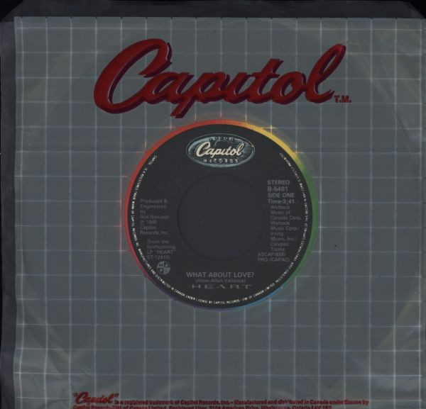 Heart - What About Love (7", Single) (Near Mint (NM or M-)) - Image 3
