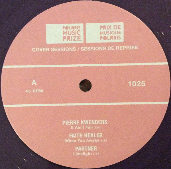 Pierre Kwenders / Faith Healer / Partner (3) - Polaris Cover Sessions No. 5 (12", Pur) (Very Good Plus (VG+)) - Image 4
