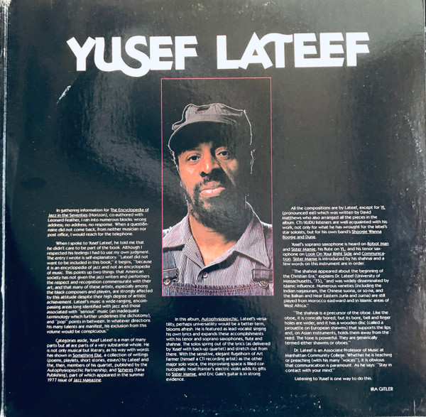Yusef Lateef With Art Farmer - Autophysiopsychic (LP, Album, Ter) (Very Good (VG)) - Image 3