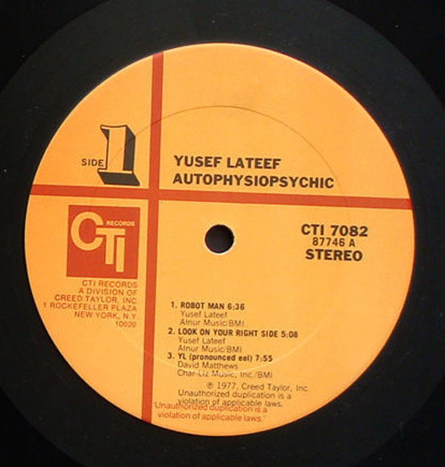 Yusef Lateef With Art Farmer - Autophysiopsychic (LP, Album, Ter) (Very Good (VG)) - Image 5