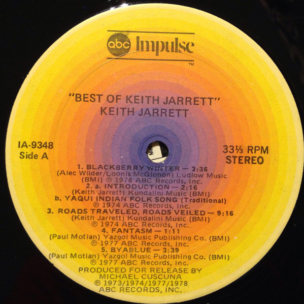 Keith Jarrett - Best Of Keith Jarrett (LP, Comp, Kee) (Near Mint (NM or M-)) - Image 4