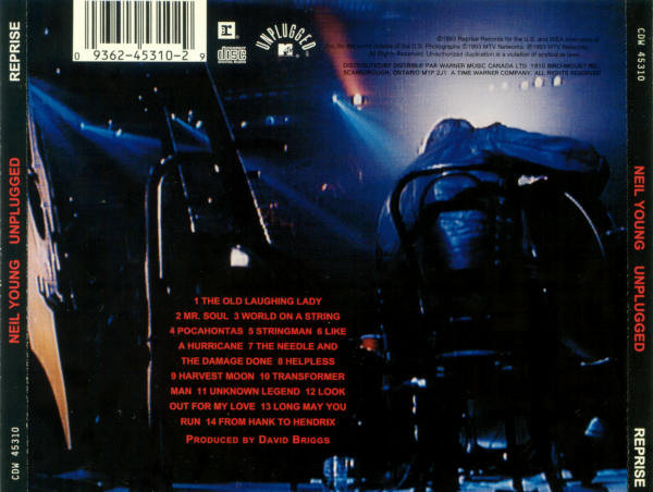 Neil Young - Unplugged (CD, Album) (Near Mint (NM or M-)) - Image 2