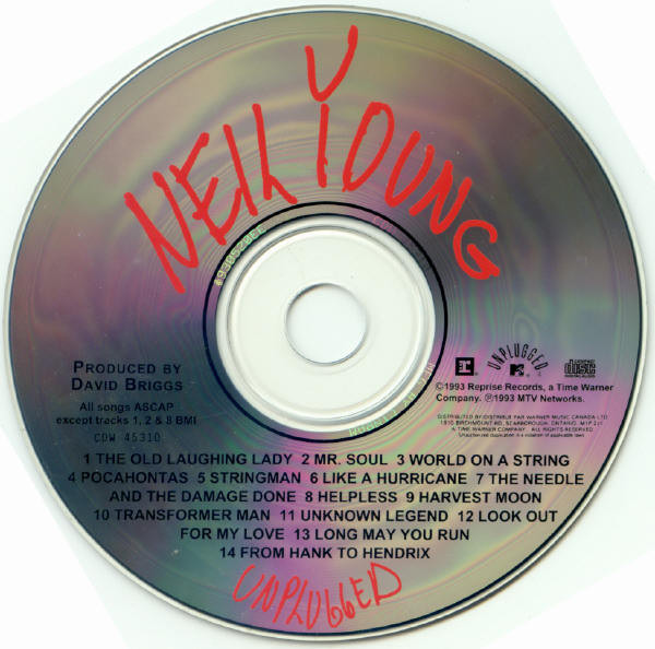 Neil Young - Unplugged (CD, Album) (Near Mint (NM or M-)) - Image 3