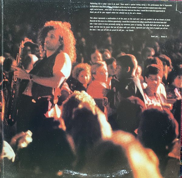 Kenny G (2) - Live (2xLP, Gat) (Very Good Plus (VG+)) - Image 3