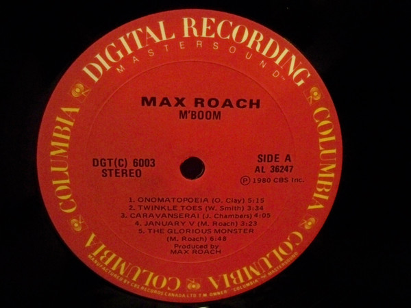 Max Roach - M'Boom (LP) (Near Mint (NM or M-)) - Image 2