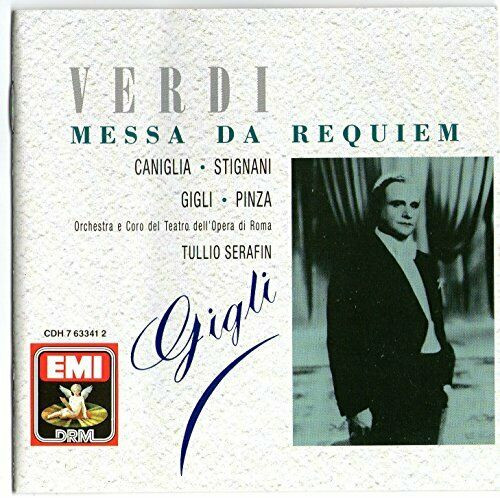 Verdi* - Caniglia*, Stignani*, Gigli*, Pinza*, Orchestra* e Coro Del Teatro Dell'Opera Di Roma, Tullio Serafin - Messa Da Requiem (CD, Mono, RE, RM) (Near Mint (NM or M-))