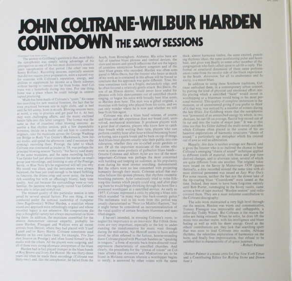 John Coltrane - Wilbur Harden - Countdown (2xLP, Album, Gat) (Very Good Plus (VG+)) - Image 2