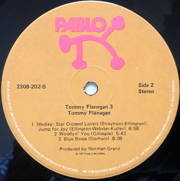 Tommy Flanagan Trio, Keter Betts & Bobby Durham - Montreux '77 (LP, Album) (Near Mint (NM or M-)) - Image 4