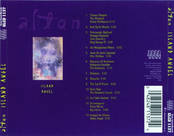 Altan - Island Angel (CD, Album, Dis) (Near Mint (NM or M-)) - Image 2