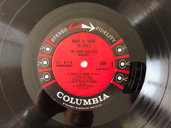 Gerry Mulligan Quartet - What Is There To Say? (LP, Album, 6 E) (Very Good Plus (VG+)) - Image 3