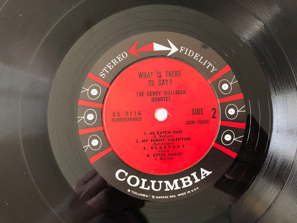 Gerry Mulligan Quartet - What Is There To Say? (LP, Album, 6 E) (Very Good Plus (VG+)) - Image 4