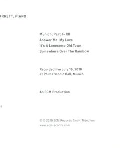 Keith Jarrett - Munich 2016 (2xCD, Album) (Near Mint (NM or M-)) - Image 4