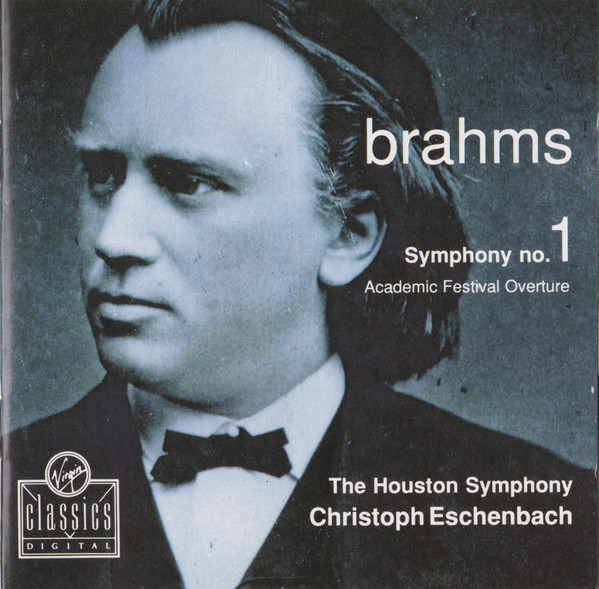 Brahms*, The Houston Symphony*, Christoph Eschenbach - Symphony No. 1 / Academic Festival Overture (CD) (Near Mint (NM or M-))