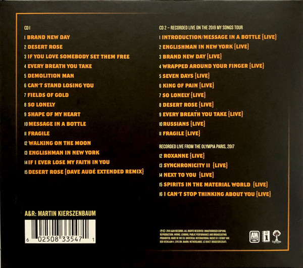 Sting - My Songs (2xCD, Album, S/Edition) (Mint (M)) - Image 2