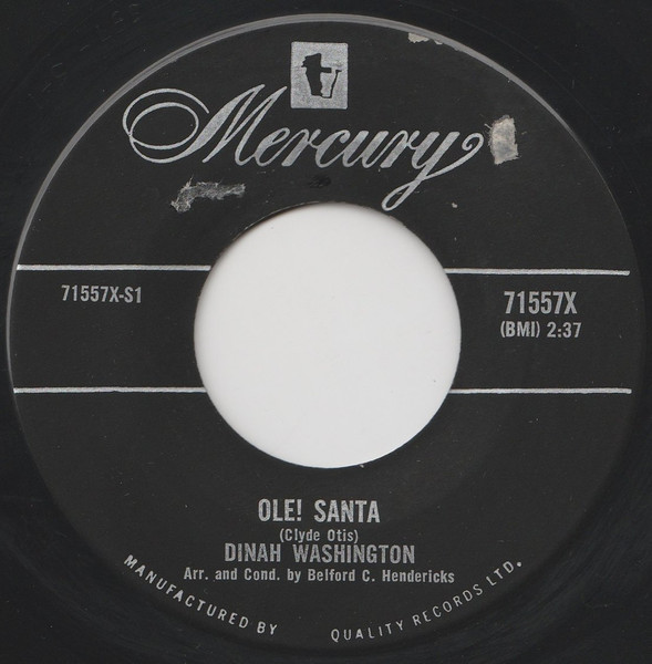 Dinah Washington - Ole! Santa (7") (Near Mint (NM or M-))