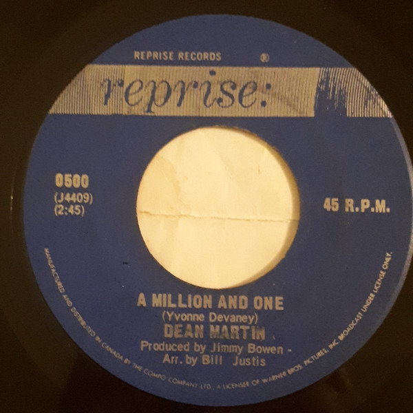 Dean Martin - A Million And One / Shades (7", Single) (Near Mint (NM or M-))
