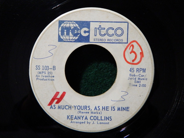 Keanya Collins - You Don't Own Me (7", Promo) (Very Good Plus (VG+)) - Image 2