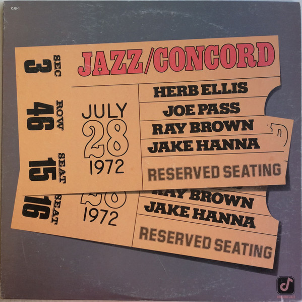 Joe Pass, Ray Brown, Jake Hanna, Herb Ellis - Jazz/Concord (LP, Album) (Very Good Plus (VG+))
