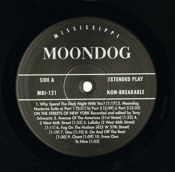 Moondog (2) - On The Streets Of New York (LP, RE) (Near Mint (NM or M-)) - Image 3