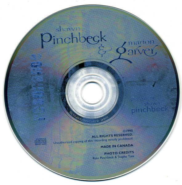 Shawn Pinchbeck & Marion Garver - Resonance (CD, Album, Cus) (Near Mint (NM or M-)) - Image 4