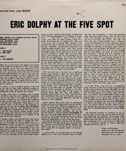 Alternative view of Eric Dolphy - At The Five Spot, Volume 1 (LP, Album, RE) (Very Good Plus (VG+))