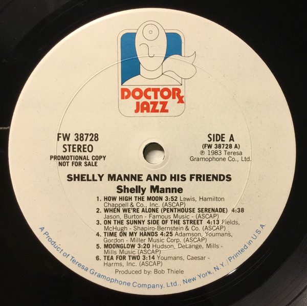 Shelly Manne - Shelly Manne And His Friends (LP, Comp, Promo) (Very Good Plus (VG+)) - Image 3