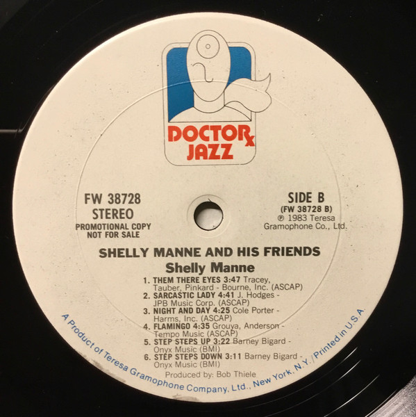 Shelly Manne - Shelly Manne And His Friends (LP, Comp, Promo) (Very Good Plus (VG+)) - Image 4