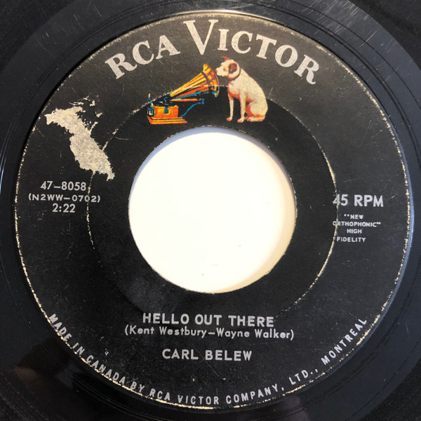 Carl Belew - Hello Out There (7", Single) (Near Mint (NM or M-))
