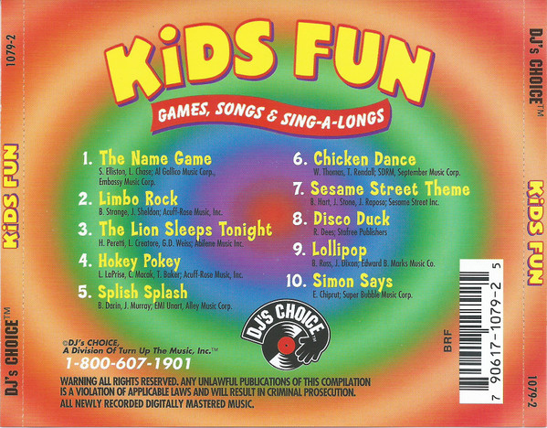 Unknown Artist - Kids Fun (CD) (Mint (M)) - Image 2