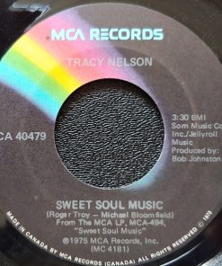 Alternative view of Tracy Nelson - Sweet Soul Music / Nothing I Can't Handle (7", Single, M/Print) (Very Good Plus (VG+))