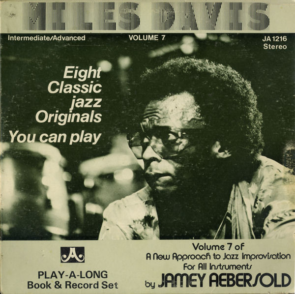 Jamey Aebersold - Miles Davis (Eight Classic Jazz Originals You Can Play) (LP) (Very Good (VG))