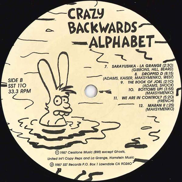 Crazy Backwards Alphabet - Crazy Backwards Alphabet (LP, Album) (Mint (M)) - Image 4