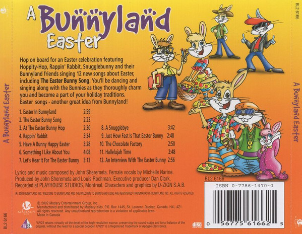 John Sheremeta, Michelle Narine (3) - A Bunnyland Easter (CD) (Mint (M)) - Image 2
