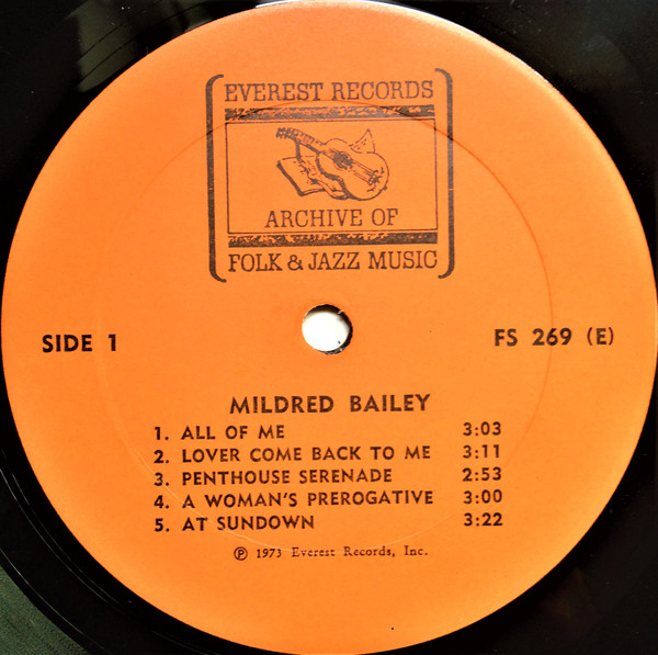 Mildred Bailey - Mildred Bailey (LP, Comp) (Very Good Plus (VG+)) - Image 5