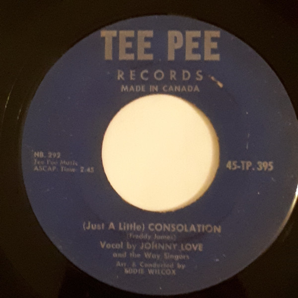 Johnny Love (2) And The Way Singers - Whose Heart Are You Breaking Now (7", Single) (Very Good Plus (VG+)) - Image 2
