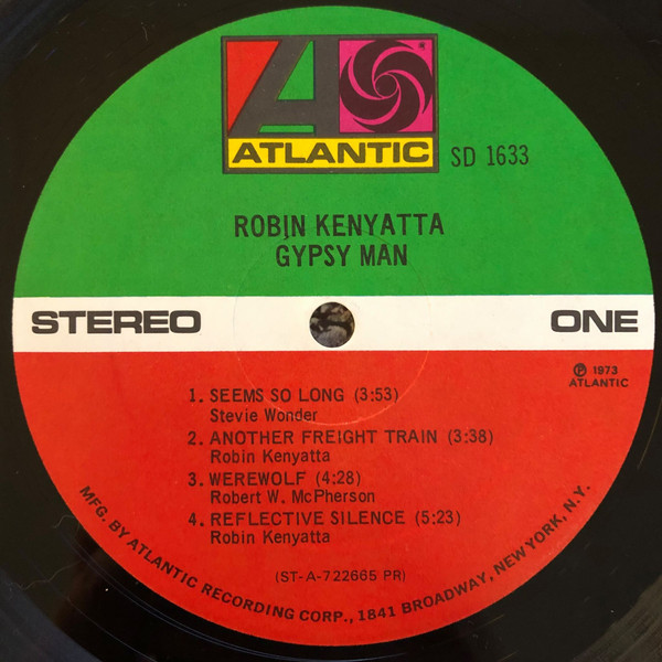 Robin Kenyatta - Gypsy Man (LP, Album, PR ) (Very Good Plus (VG+)) - Image 2